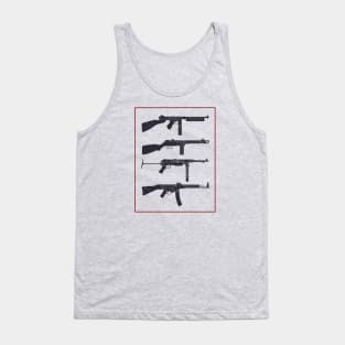 WW2 Iconic Weapons Tank Top